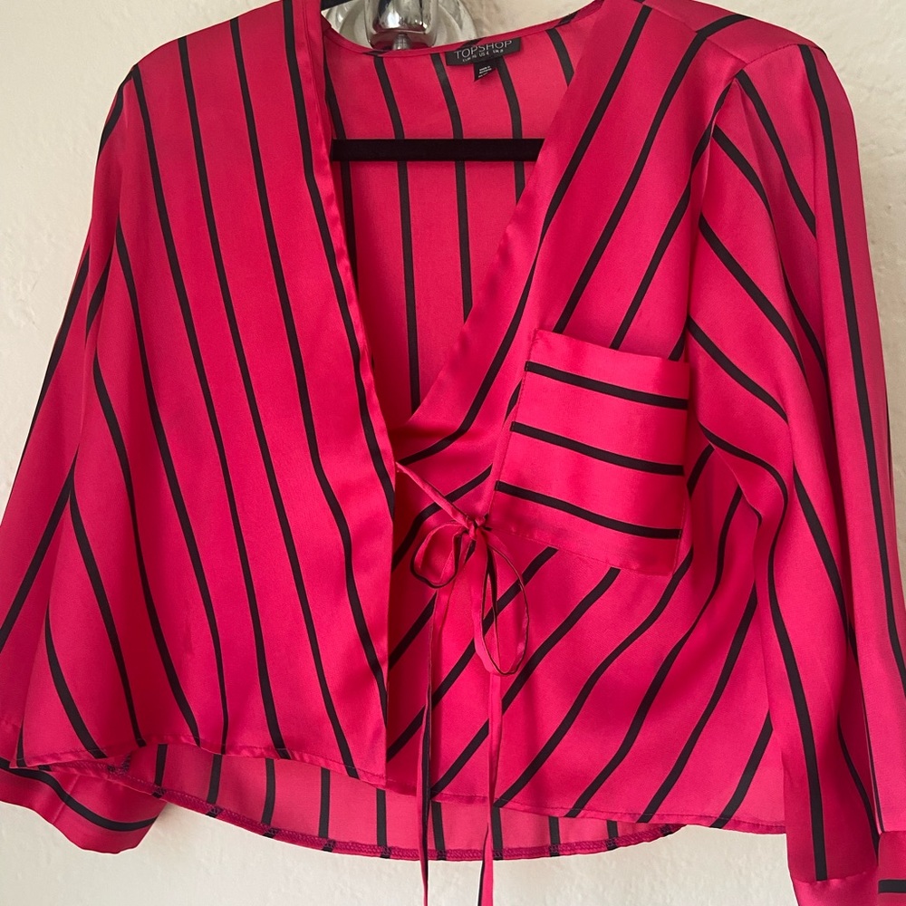 Topshop Wrap Top